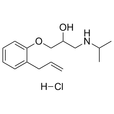 Alprenolol hydrochloride ((RS)-Alprenolol hydrochloride) | 5-HT Receptor  Antagonist | MedChemExpress