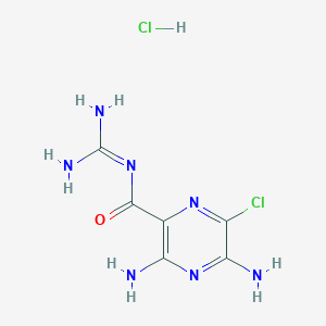 Amiloride hydrochloride | C6H9Cl2N7O - PubChem