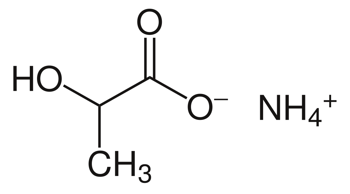 آمونیوم لاکتات - ویکی‌پدیا، دانشنامهٔ آزاد