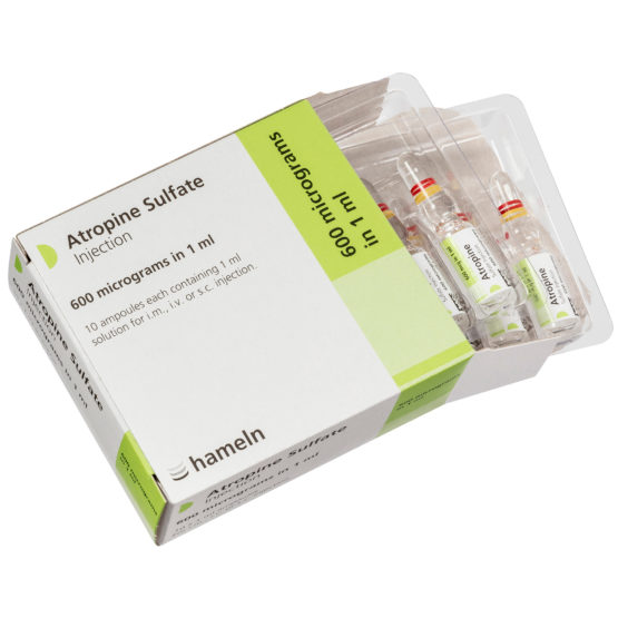 Atropine Sulphate Ampoules 600mcg - Openhouse Products