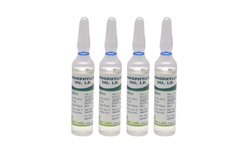 Aminophylline Injection, Packaging Type: Vial, Packaging Size: 50x10 Ml, Rs  22 /piece | ID: 4500241988