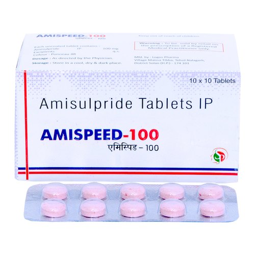 Amisulpride 100 Mg, Packaging Size: 10x10, Packaging Type: Strips, Rs 1250  /box | ID: 18859137912