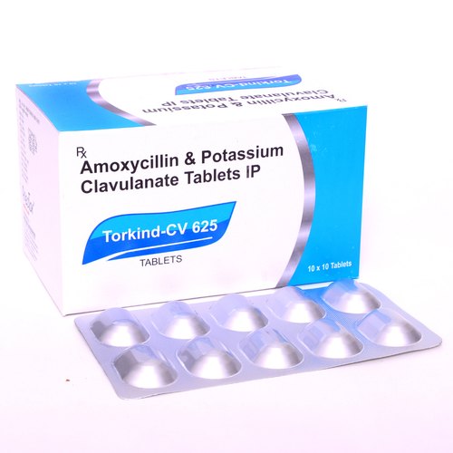 Torkind Cv Amoxicillin & Clavulanic Acid Tablet, Packaging Size: 10x10, Rs  1883 /box | ID: 20632097291