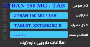 ZYBAN 150 MG / TAB