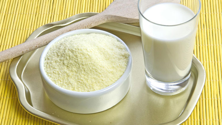 ماسک صورت آرد و شیر