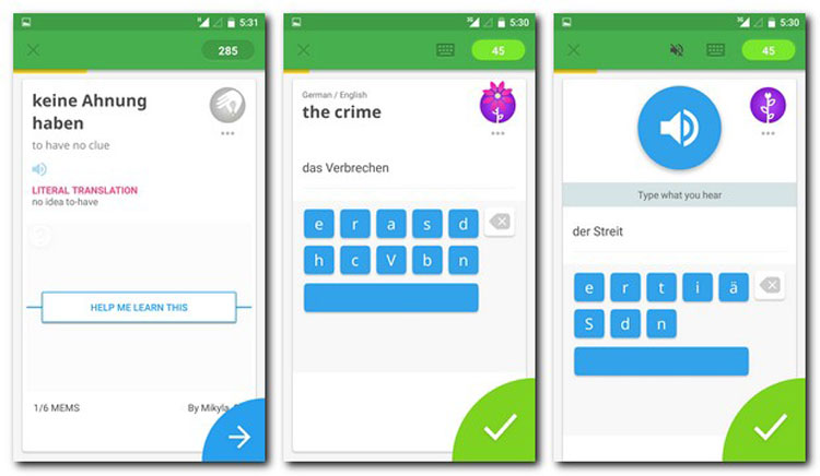 اپلیکیشن آموزش زبان انگلیسی Memrise
