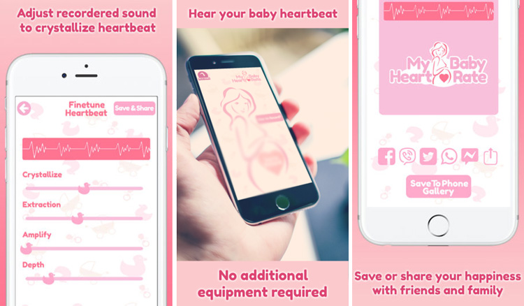 اپلیکیشن My baby heart rate