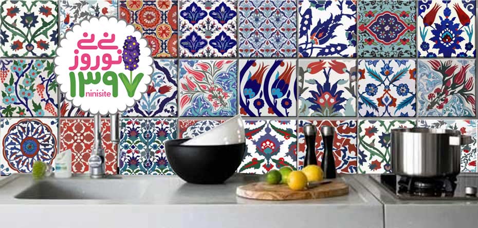 نونوار کردن کابینت‌های آشپزخانه برای عید