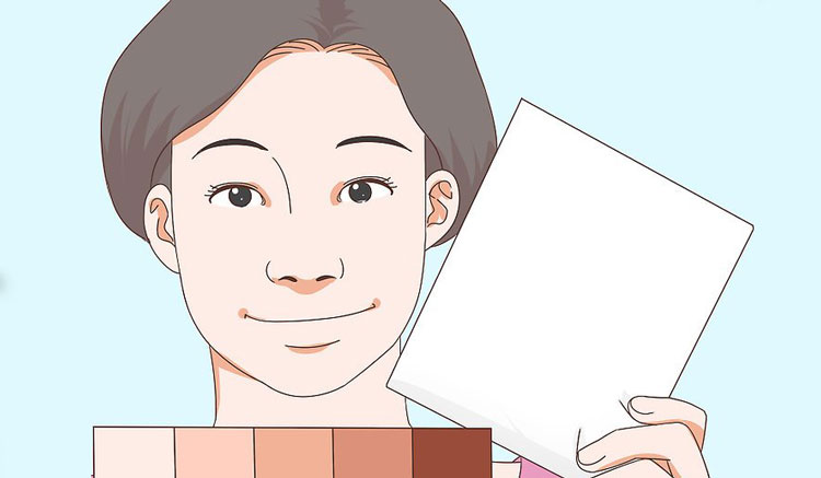 تعیین تناژ پوستی با کاغذ سفید