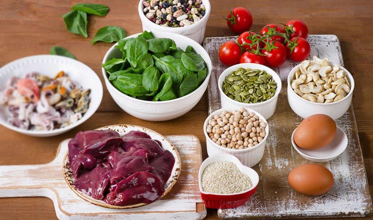 منابع غذایی آهن در دوران بارداری