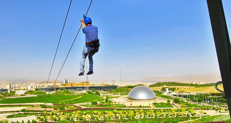 زیپ لاین تهران