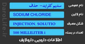 سدیم کلراید- حذف