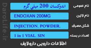 اندوكسان 200 ميلي گرم